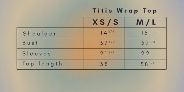 Sizing Chart - Titis Wrap Top